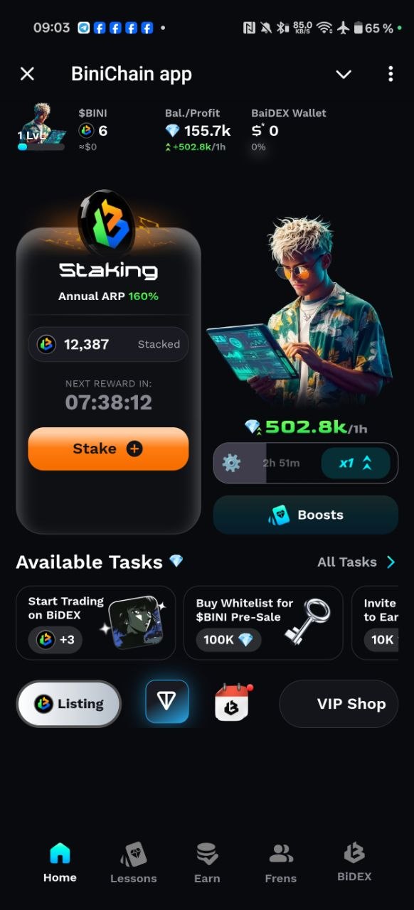🚀 BiniBIT запустил Telegram Mini App и расширяет экосистему